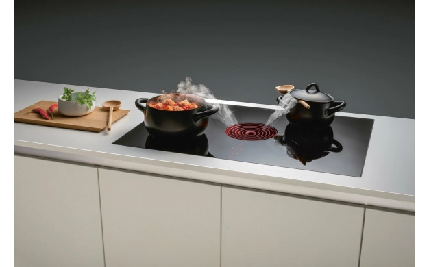 BORA Pure – Компактен индукционен плот с вграден аспиратор и индивидуалност